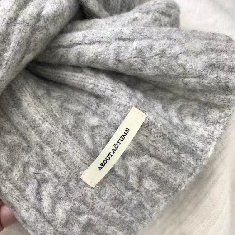 Wool Blended Knitted Scarf Wom - огляд і ціна Wool Scarf Men