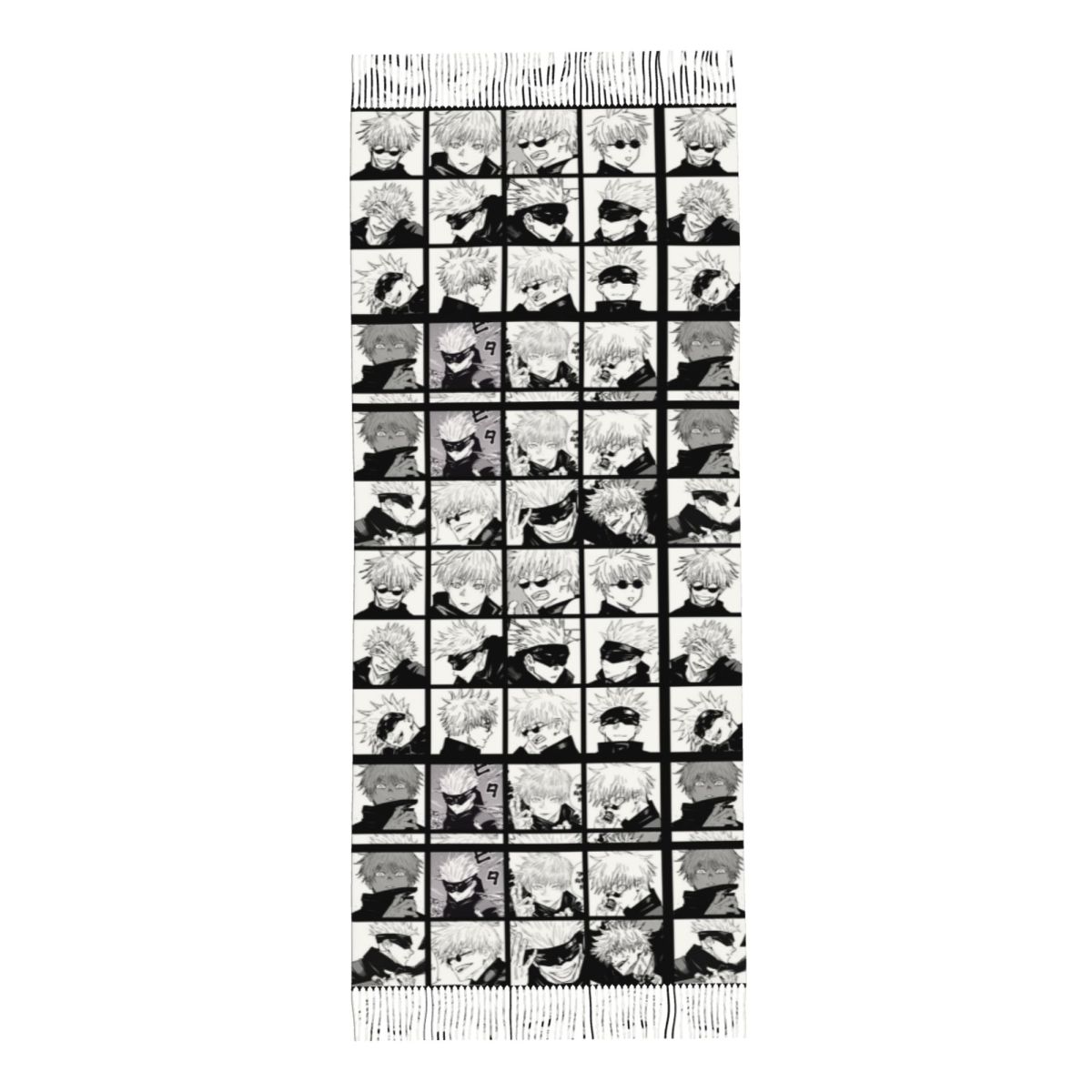 Gojo Satoru Collage Shawl Wrap - огляд і ціна Shawl Wrap Winter