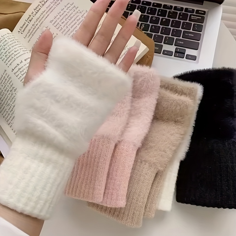 Women's Fleece-Lined Fingerles - огляд і ціна Touch Screen Gloves