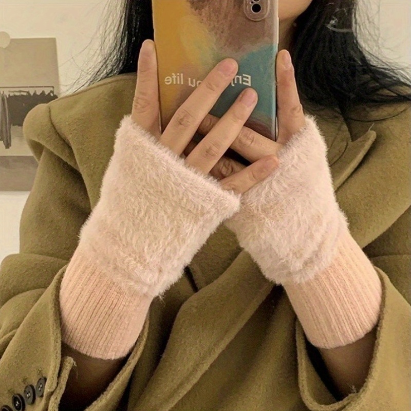 Women's Fleece-Lined Fingerles - огляд і ціна Touch Screen Gloves